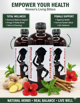Women Wellness Living Bitters ( Pack Of 3 )  16 oz Bottles