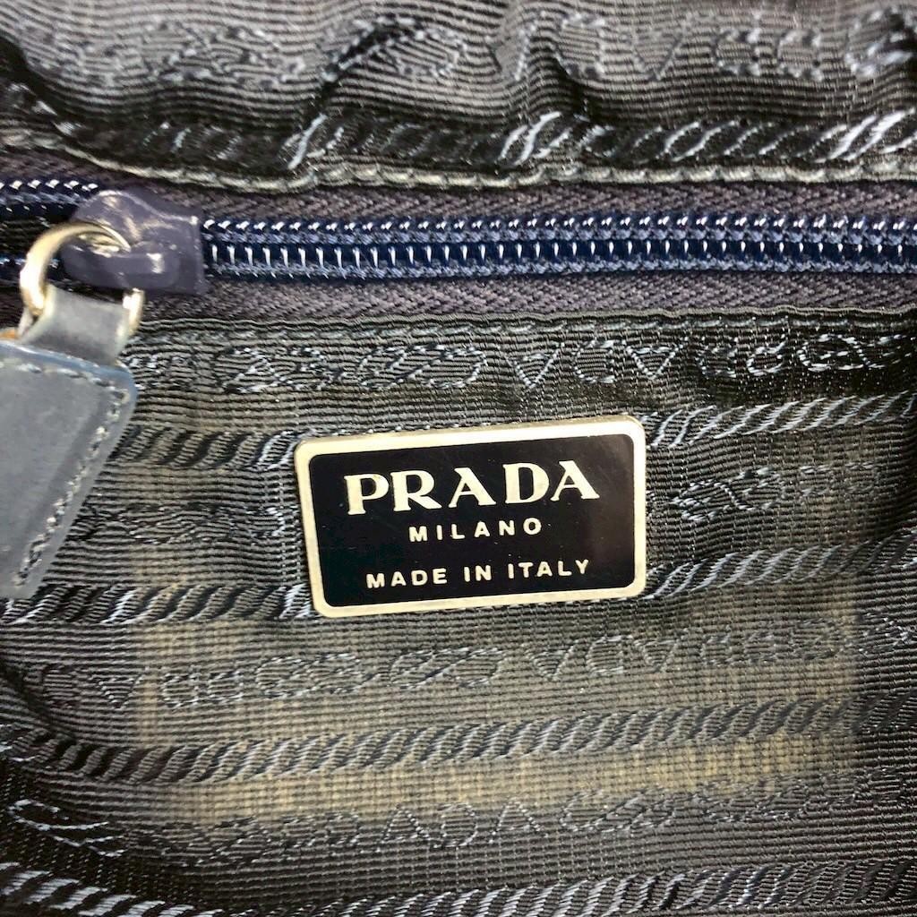 PRADA Backpack Nylon Blue Brand Bag Handbag Ladies Men s Brand Fashion from japa thumbnail 10