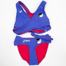 ASICS Beach Volleyball Bikini Set Size Small NEW Reversible UPF Protection NWOT