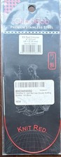 ChiaoGoo SS Red Circular Stainless Steel Knitting Needles 9" 23cm US 1/2.25mm