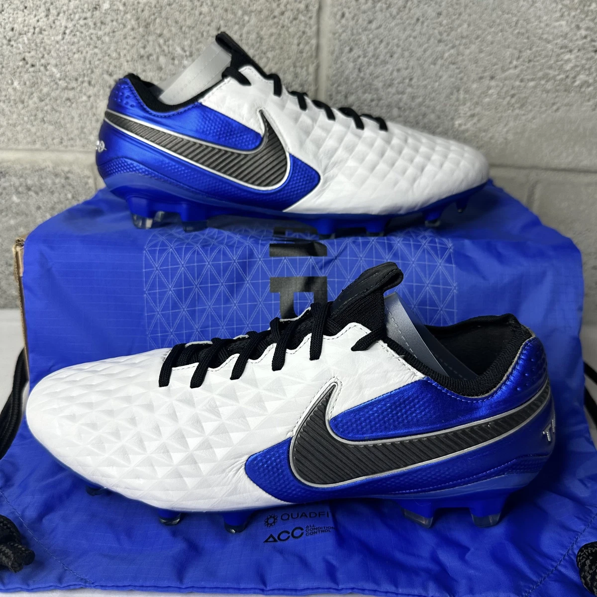Nike Tiempo Legend 8 Elite FG White Hyper Royal for Sale