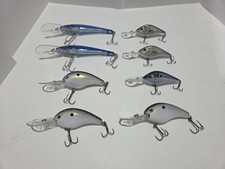 Berkley Dredger, Bomber A-salt, Strike King Pro 5XD Crankbaits Lures (Lot Of 8)