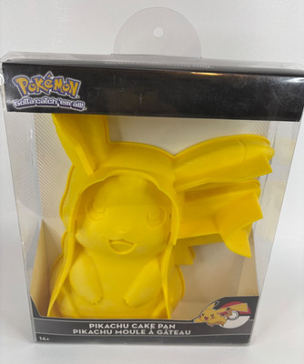 Thinkgeek Pokemon Pikachu Silicone Cake Pan Mold Dishwash Microwave Safe