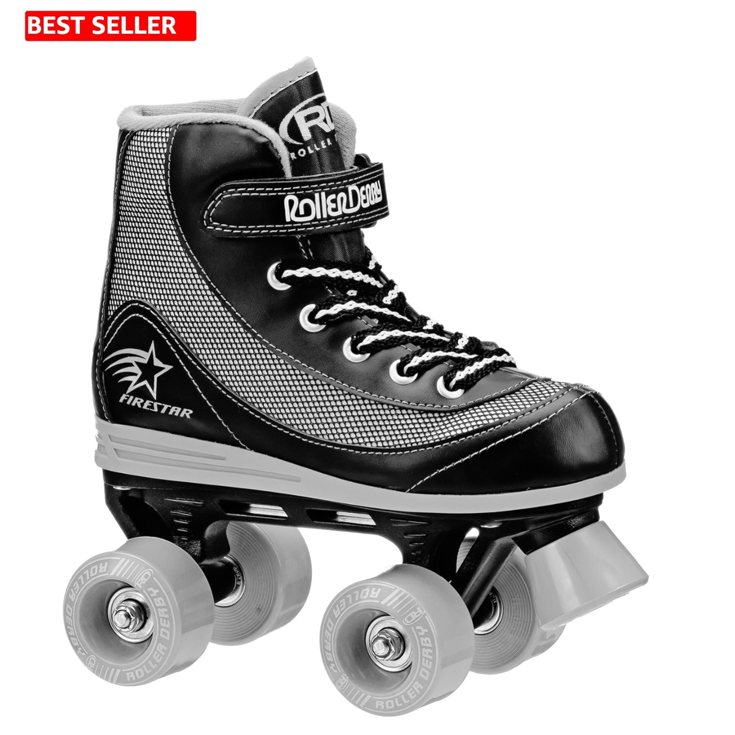 Size 12 For Boys & Girls - Durable Black/grey