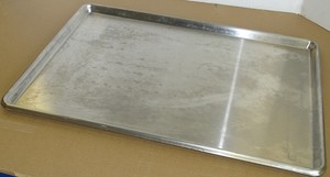 18"x26" STAINLESS STEEL HEAVY DUTY FULL SIZE SHEET/BUN PAN OPEN BEAD, 20 GAUGE