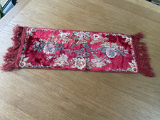 Vintage Silk Velvet Table Runners Made Made In Belgium 1900s