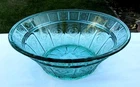Teal Ultramarine Doric & Pansy 4½"  Berry Bowl