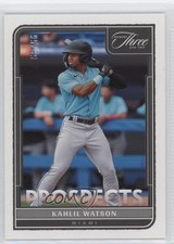 2022 Panini Three and Two Prospects 95/99 Kahlil Watson #P-7 0w8