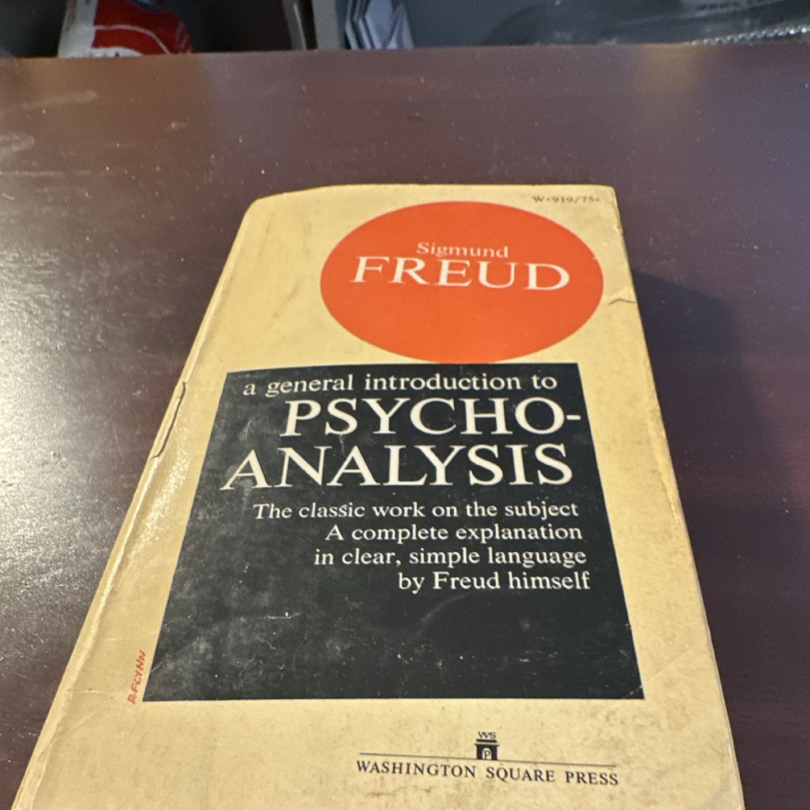 Sigmund Freud A General Introduction to Psychoanalysis Softcover New York 1965