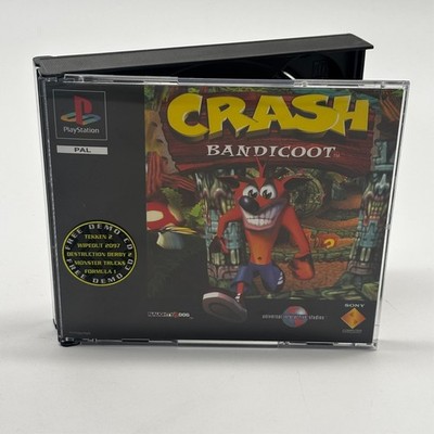 PS1 Playstation 1 -  Crash Bandicoot Big Box mit Demo - oA/PAL