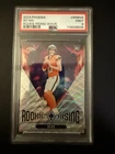2024 Panini Phoenix - Rookie Rising Bo Nix #RR-BNX Wave (RC) PSA 9