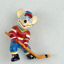 Chuck E Cheese Showbiz Pizza Time Arcade Games Pizza Hockey Figure 1996 Vintage