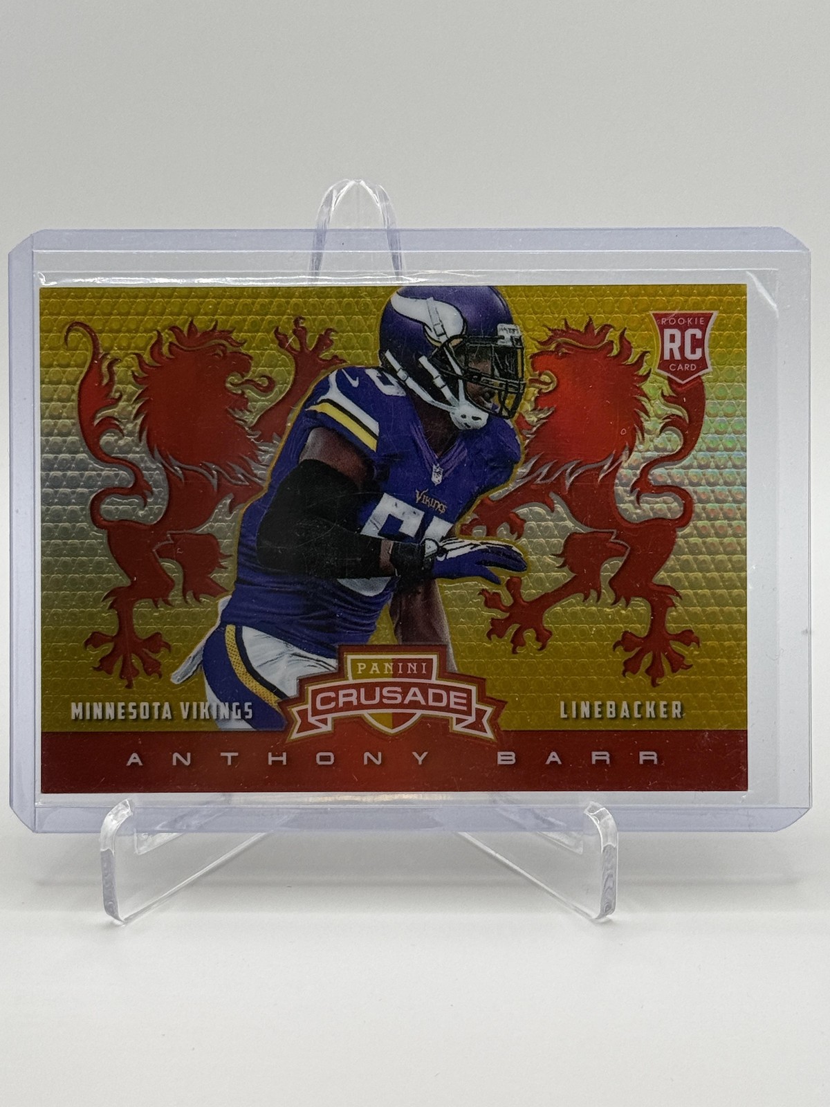 Anthony Barr Panini Rookies & Stars Rookie Crusade #50 Red