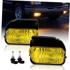 Fog Lights for 03-06 Chevy Silverado Len w/Harness bulb Amber 03-06 Silverado