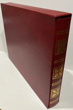 Parker Photo Album Heat Seal Pages Unused Great Shape Red Includes Box