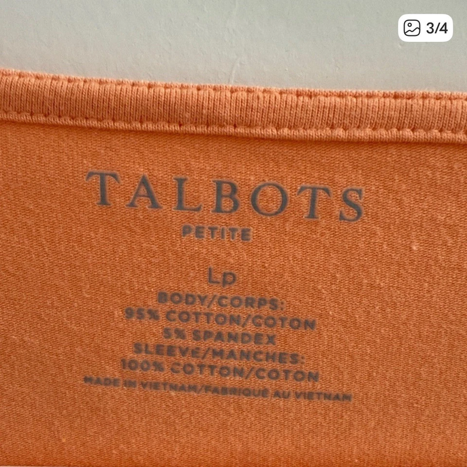 Camisa Talbots Mujer Naranja LP Foto 3 de 4
