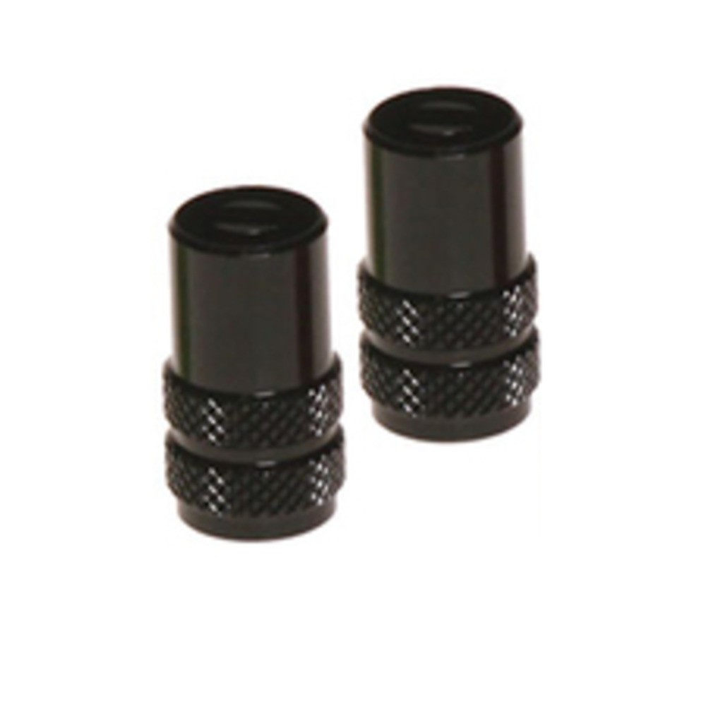 Rfx Sport Series Valve Caps With Valve Key 2 Units - Black For
