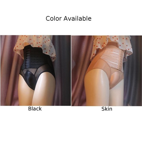 High Waist Men Body Shaper Control Panties Butt Lifter Lace Underwear XL Briefs - Picture 4 of 18