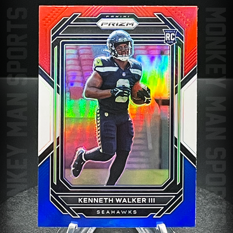 2022 Prizm - Kenneth Walker III Rookie RC - #318 R/W/B PRIZM SEAHAWKS MINT