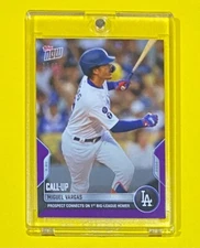 2022 MLB Topps Now Miguel Vargas Call-Up PURPLE PARALLEL /25 SSP Dodgers #954 🔥