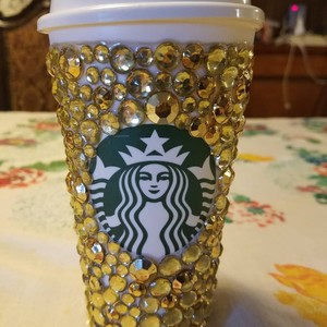gold starbucks cup for sale