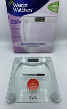 NIB- CONAIR WEIGHT WATCHERS GLASS ELECTRONIC SCALE 380 lb -ship free