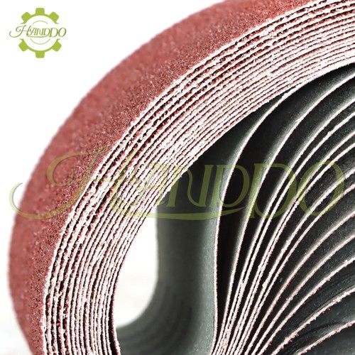 15 piezas mezcla 4" × 24" óxido de aluminio 40/80/120 lijadora de grano correas de lijado abrasivas - Imagen 10 de 10