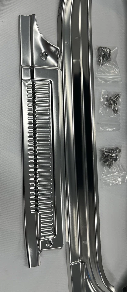 Chevrolet GMC C10 C20 C30 G10 1973-1977 KIT DE MOLDURA DE UMBRAL DE PUERTA 4 PIEZAS NUEVO Foto 2 de 4