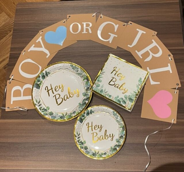 Baby shower / Gender Reveal Party Set