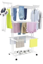 HOMIDEC Clothes Drying Rack, Oversized 4-Tier(67.7" High) - White