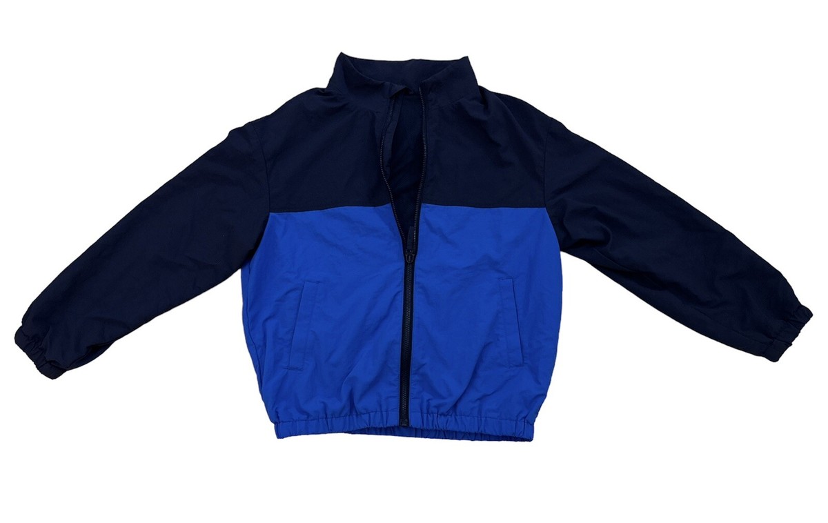 Uniqlo Kids Windbreaker Jacket Size 9-10 Blue Black | eBay