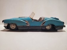 Vintage Irwin USA 1950's Roadster Convertible Plastic Car Toy Blue
