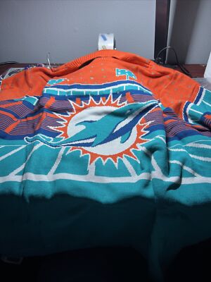 Foco Team Speaker Sweater Miami Dolphins