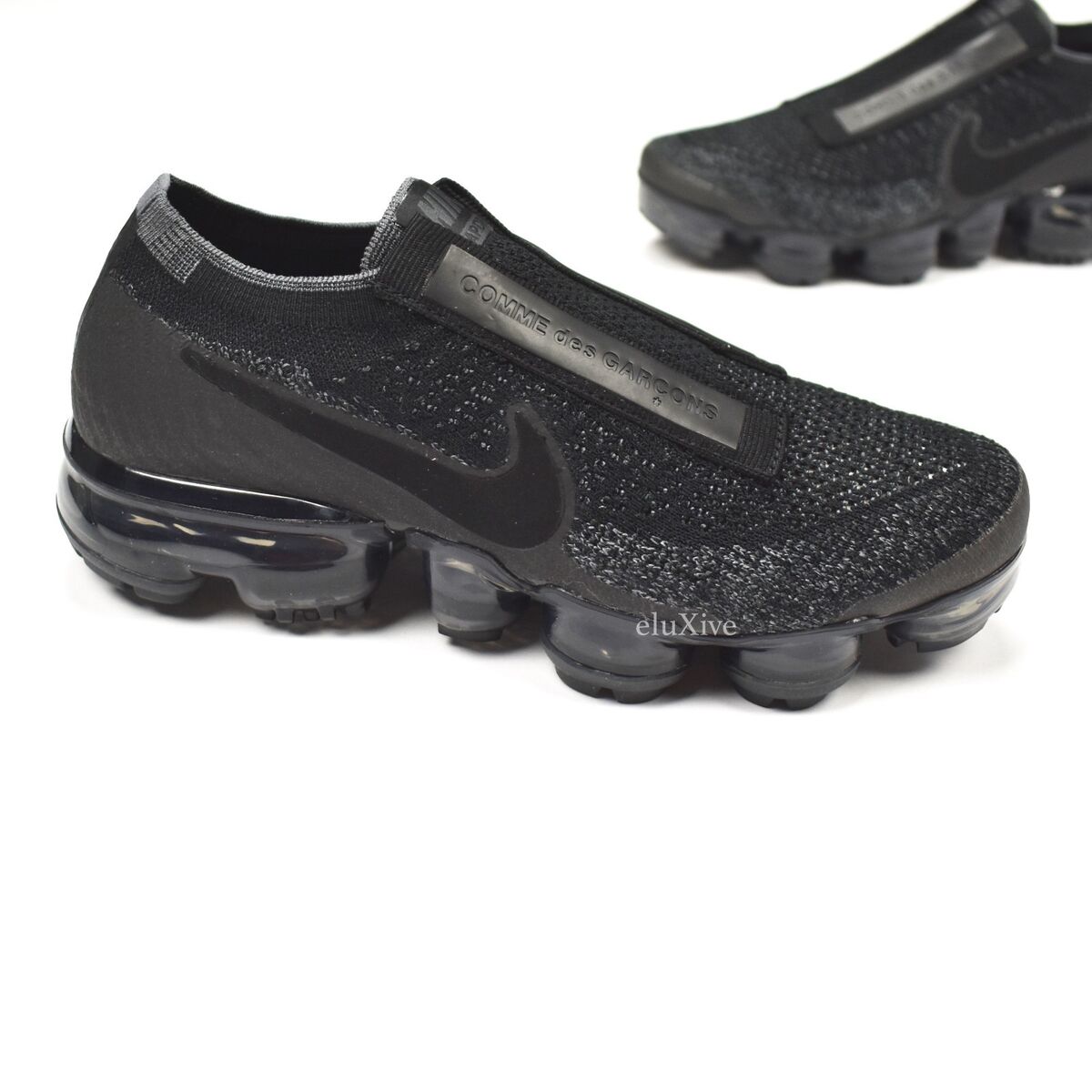 NUEVAS CON ETIQUETAS Tenis Nike Comme des Garcons Air Vapormax FK CDG Triple Negras AUTÉNTICAS