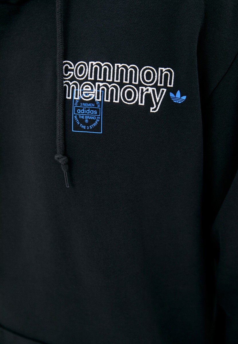 adidas Common Memory Hoodie Logo Originals Hooded Black