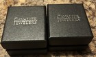2 Lord of the Rings Collectors Rings one black one gold Ring verse on out/inside
