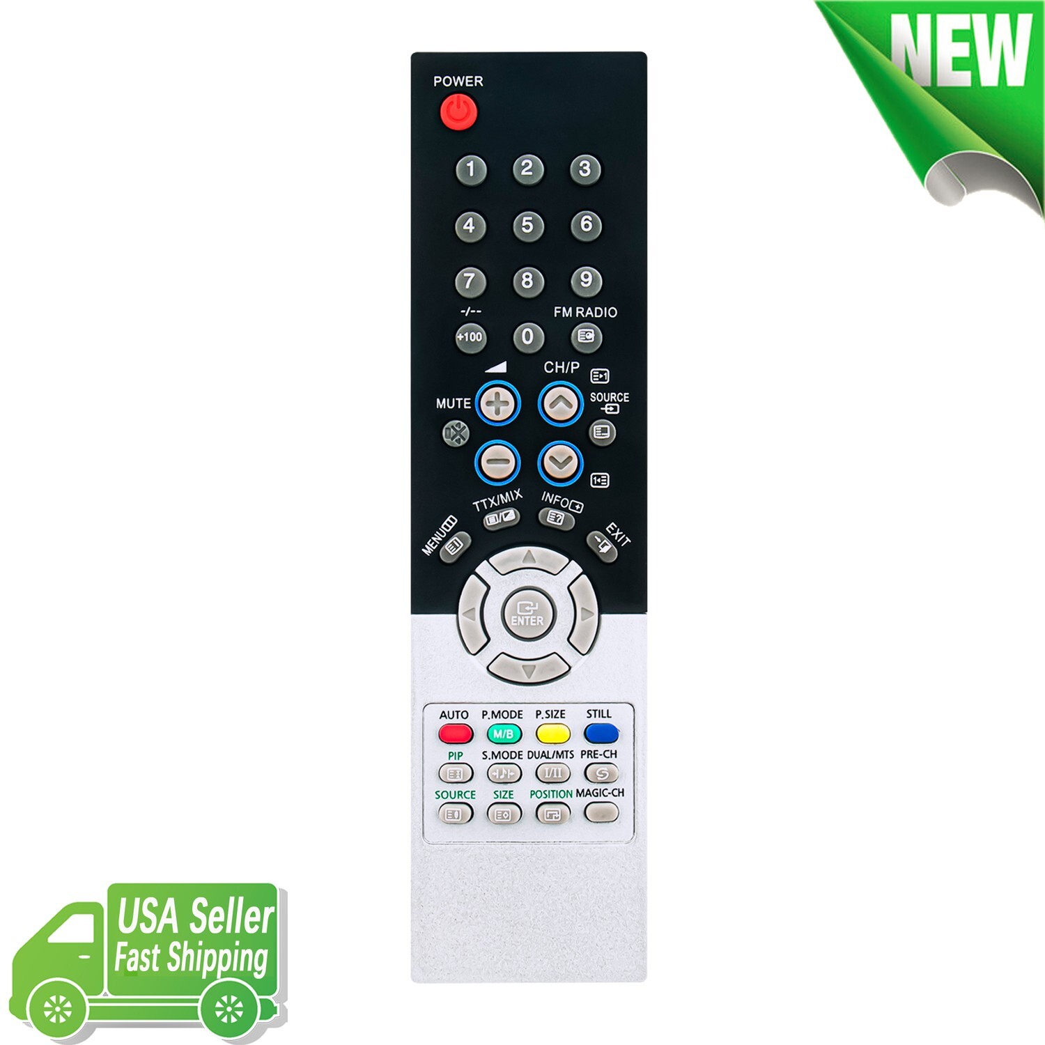BN59-00434A Replaced Remote for Samsung TV BN59-00434C 930MP 730MW 910MP 931MP