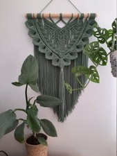 Macrame Wall Hanging Bohemian Style Tapestry Boho Wall Art Home Decoration 2 Pcs
