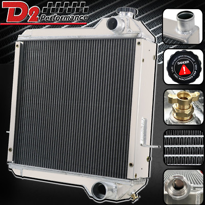 4Row Radiator For Case Backhoe 570,580L,580SSL,590SL 4300 P85 234876A1 234876A2