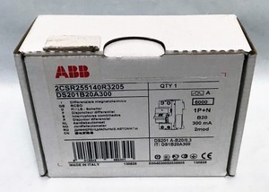 ABB DS201 B20 A300 circuit breaker 2 Pole 20A 2CSR255140R3205 230V free