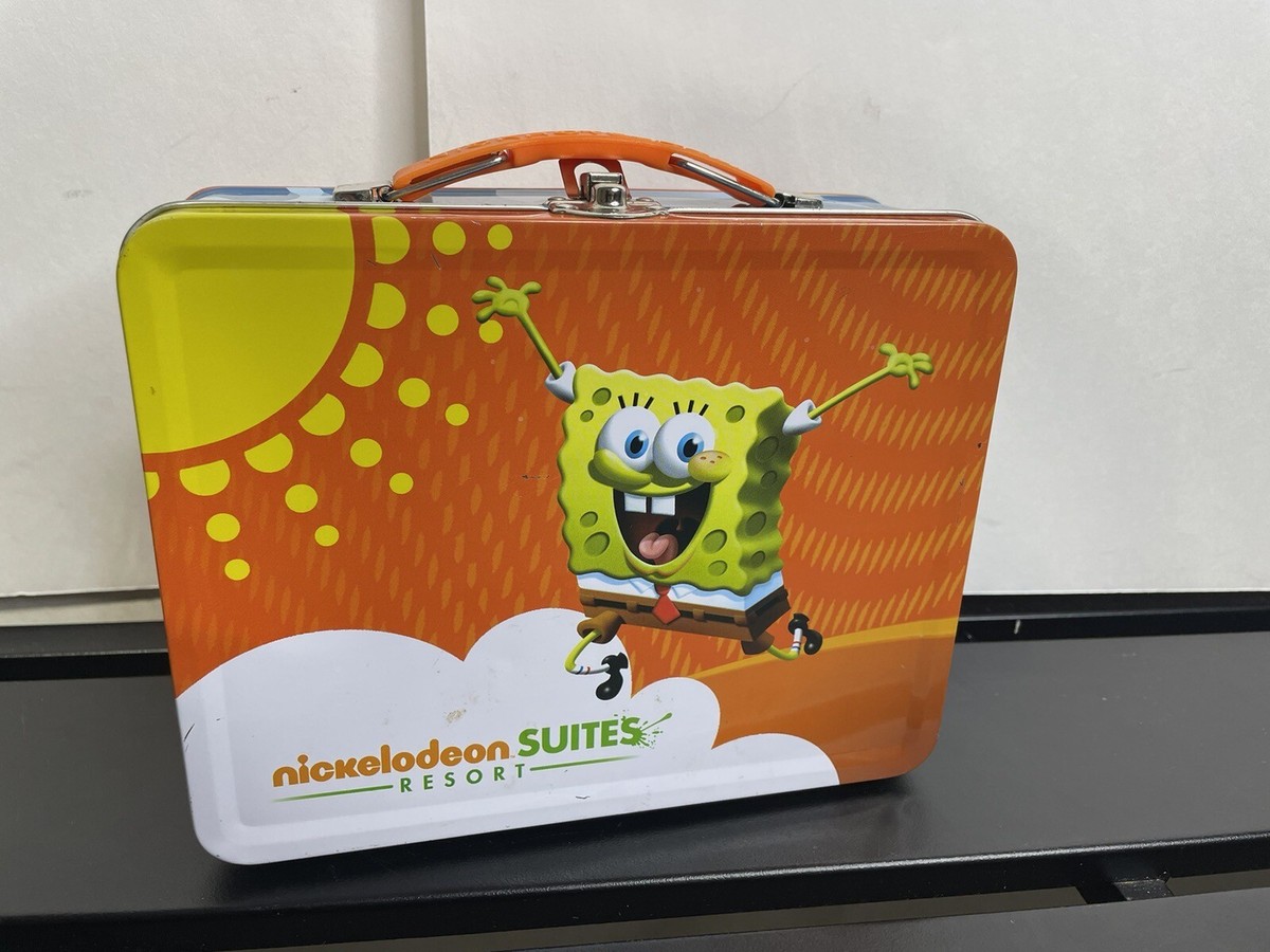 Vintage 2000's Nickelodeon Nick Hotel Suites Metal Lunch Box Tin
