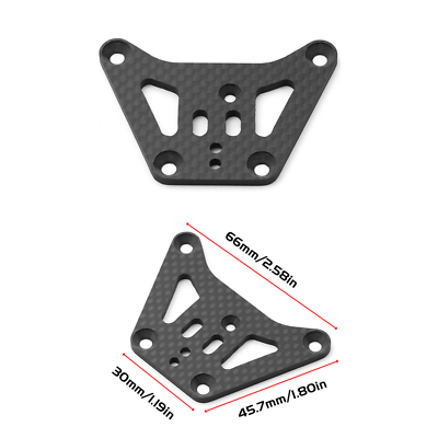 Plaque Supérieure Carbone LY90 Pour Kyosho MP10 - Pièce Upgrade RC, Marque Générique