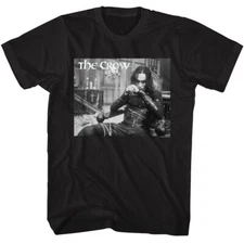 The Crow 1994 Movie Eric Draven Relaxing In Chair Photo Men's T Shirt