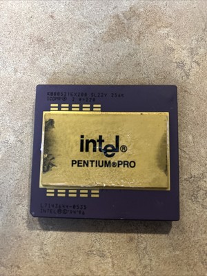 Vintage Intel Pentium Pro CPU 