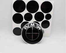 All Black Emblem Overlay Stickers For Bmw E64 E82 E87 E90 E92 E93 M5