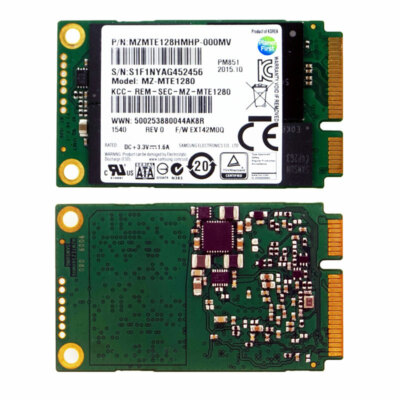 Samsung 128GB PM851 SSD mSATA Internal inch SATA MZMTE128HMHP Dell PN  00Y6FC