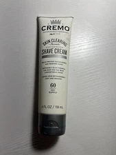 Cremo Skin Clearing Unscented Shave Cream 4oz 60 Day Supply NEW OTHER