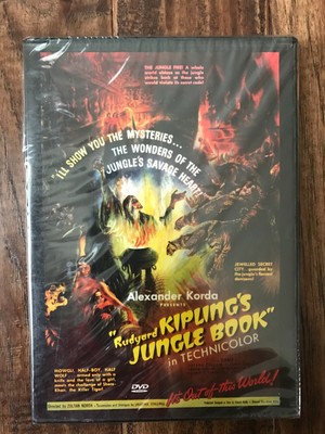 ''RUDYARD KIPLING'S JUNGLE BOOK'' DVD Movie, (Alexander Korda), NEW! SEALED! OOP!
