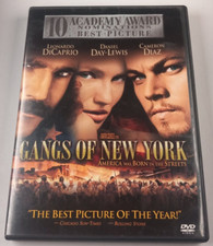Gangs of New York (DVD) 2002 Leonardo DiCaprio, Cameron Diaz TESTED