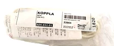 IKEA KOPPLA Extension Cord 141¾" White Ungrounded Power Strip New
